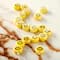 12 Packs: 18 ct. (216 total) Yellow Ceramic Smiley Face Beads, 10mm by Bead Landing™